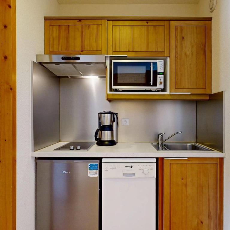 Les Arolles - La Plagne 1800 - Apartment mit 1 Schlafzimmer, Balkon und Bergblick - 2