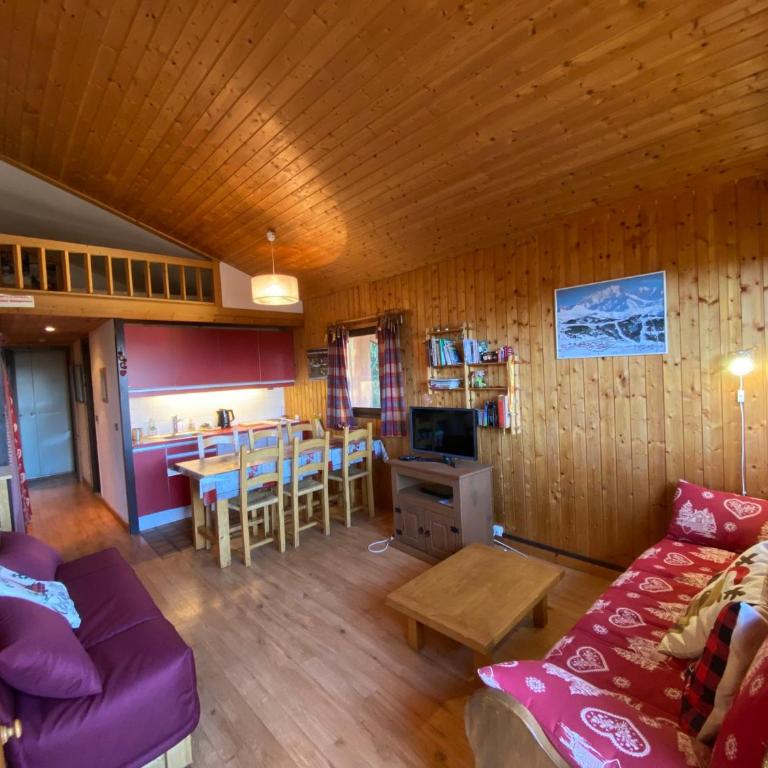 Appartement cosy aux Saisies, 6 pers, plein sud, proche centre - Apartamento de 1 dormitorio - 1