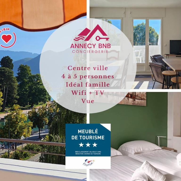 Le Bel'Vue, 5 pers, Hyper Centre vue lac - Two-Bedroom Apartment - 20