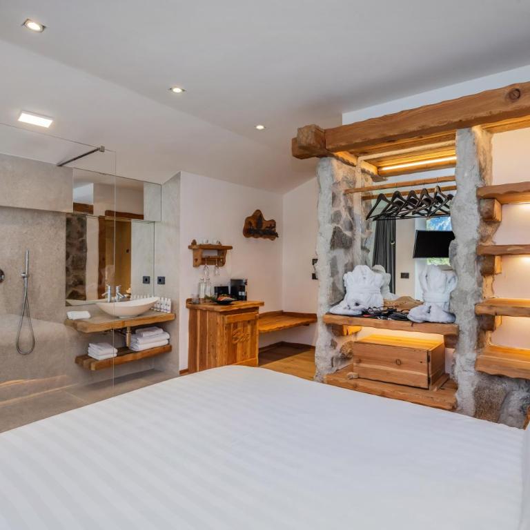 Hotel Chalet Al Foss - Adults Only - Camera Matrimoniale Deluxe con Vasca - 4