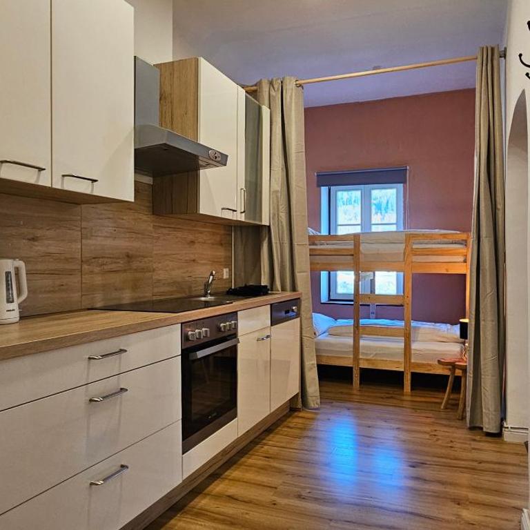 Ferien- und Pferdegut Schloss Treffen - Apartment mit Blick auf die Berge - 7