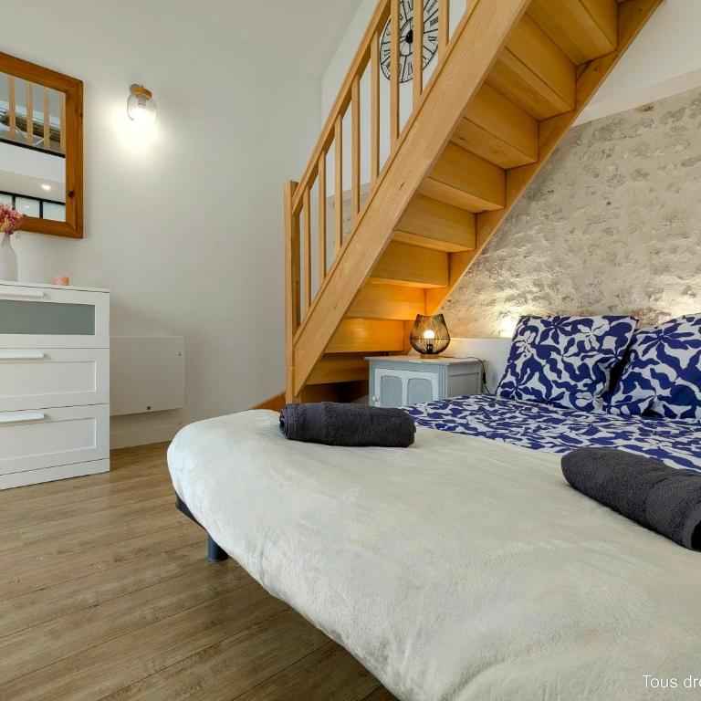 Petit Villiers - 3 chambres climatisées - Parking privé - Three-Bedroom Townhouse - 13