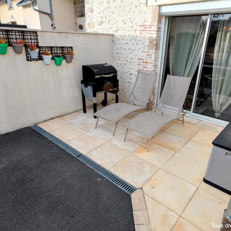 Petit Villiers - 3 chambres climatisées - Parking privé - Three-Bedroom Townhouse - 3