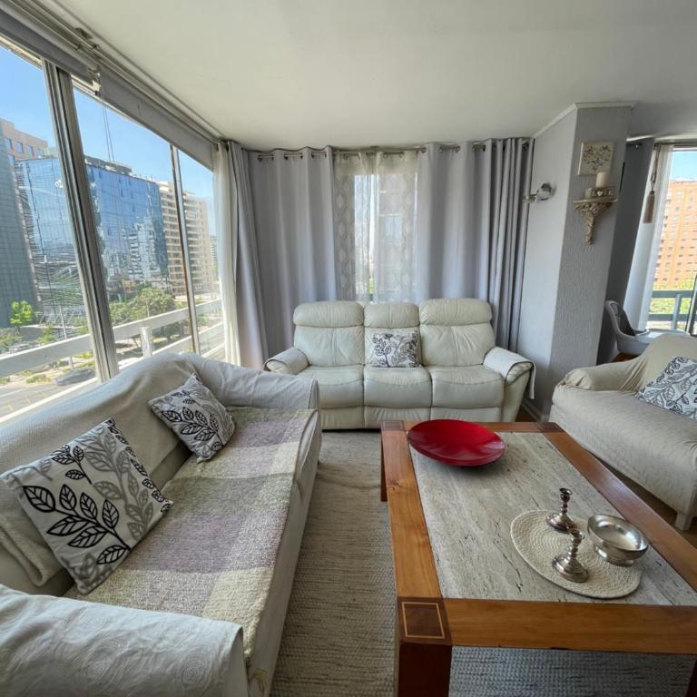 Departamento Familiar Las Condes 3 Habitaciones Lado Schopping Parque Arauco - Three-Bedroom Apartment with View - 8