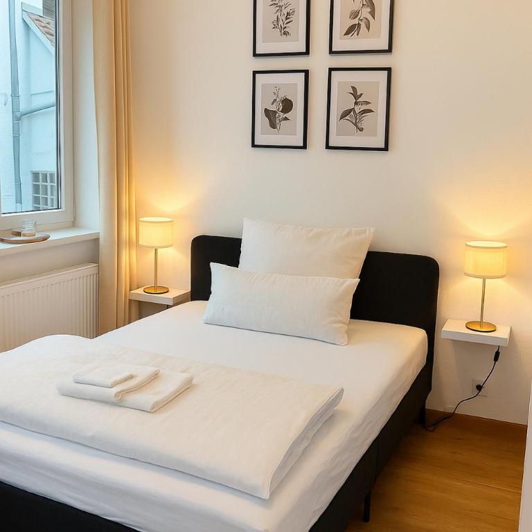 Allgäu Suites - Innenstadt, Schlafzimmer, Küche, Parkplatz möglich, Dachterrasse - Monolocale - 9