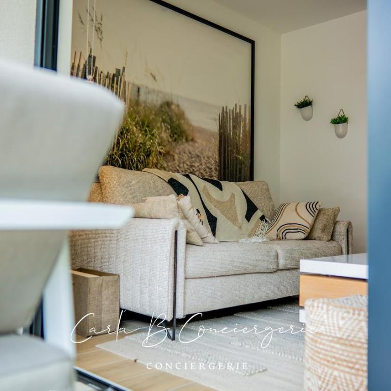 ECHAPPE ZEN Cozy secure apartment Sea and city Concarneau - Appartement 1 Chambre - 12