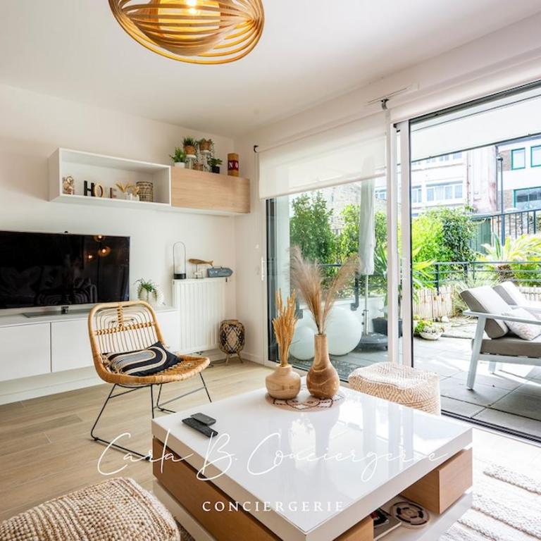 ECHAPPE ZEN Cozy secure apartment Sea and city Concarneau - Appartement 1 Chambre - 16