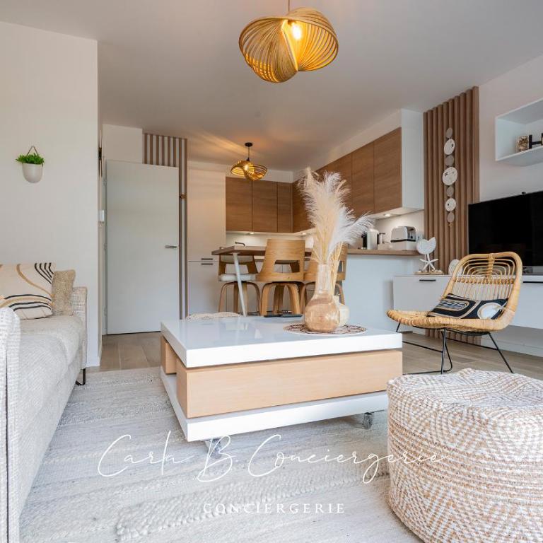 ECHAPPE ZEN Cozy secure apartment Sea and city Concarneau - Appartement 1 Chambre - 39