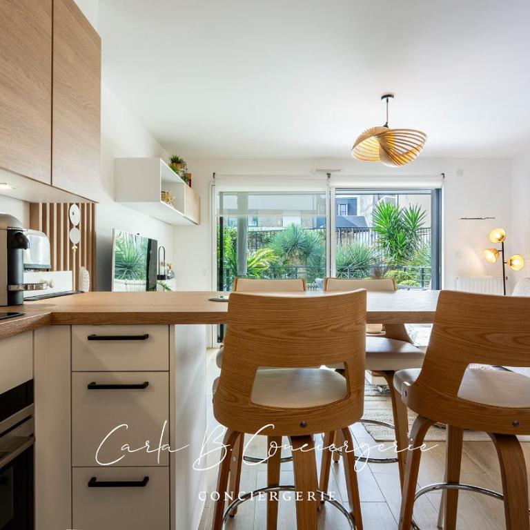 ECHAPPE ZEN Cozy secure apartment Sea and city Concarneau - Appartement 1 Chambre - 44