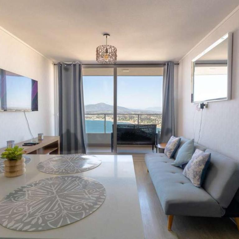 Vista al mar y relax total en el corazón de Concón - Two-Bedroom Apartment - 13