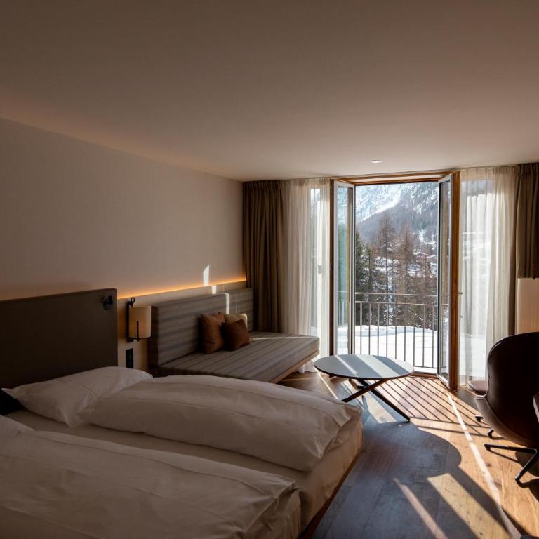 Hotel Saratz Pontresina Mountain Resort & Spa - Comfort Zimmer mit Südblick - 1