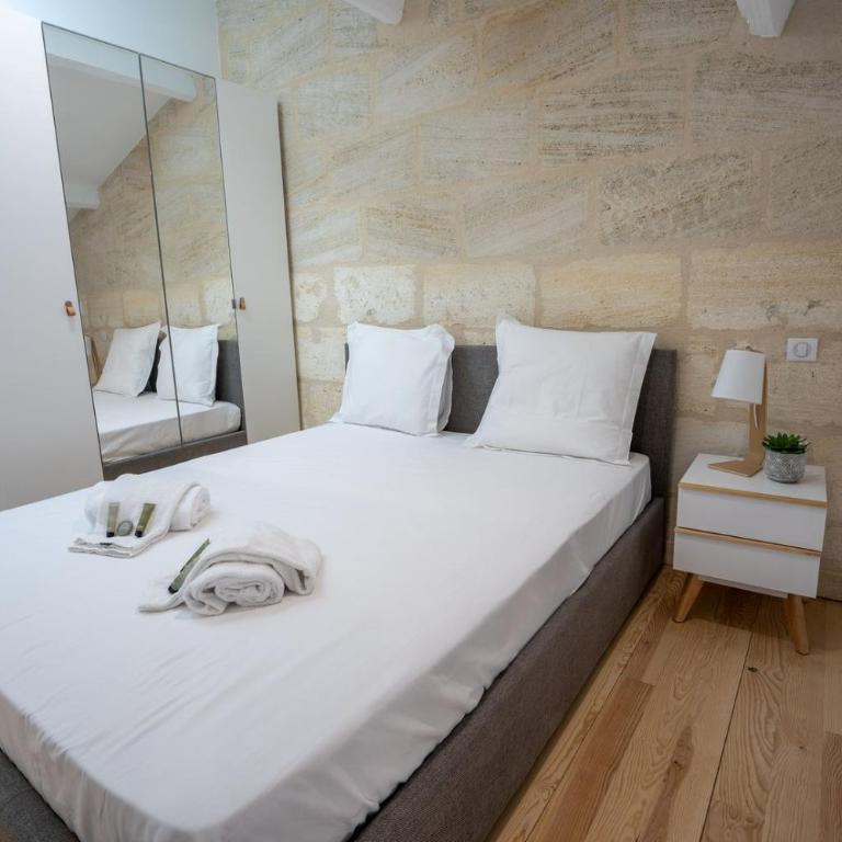 Résidence Coliving Bordeaux : Chambres Privées Tout Inclus - Chambre Double avec Salle de Bains Privative - 23