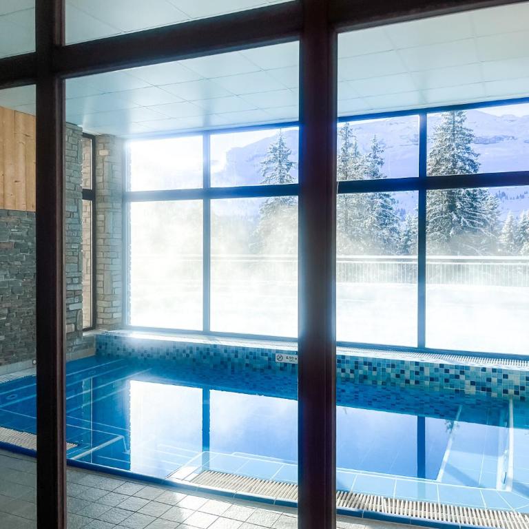 Residence Terrasses Eos, T2 48m2 Sud, Vue Montagne, avec Cheminee, Parking, Piscine - Appartement 1 Chambre avec Balcon et Vue sur les Montagnes - 27