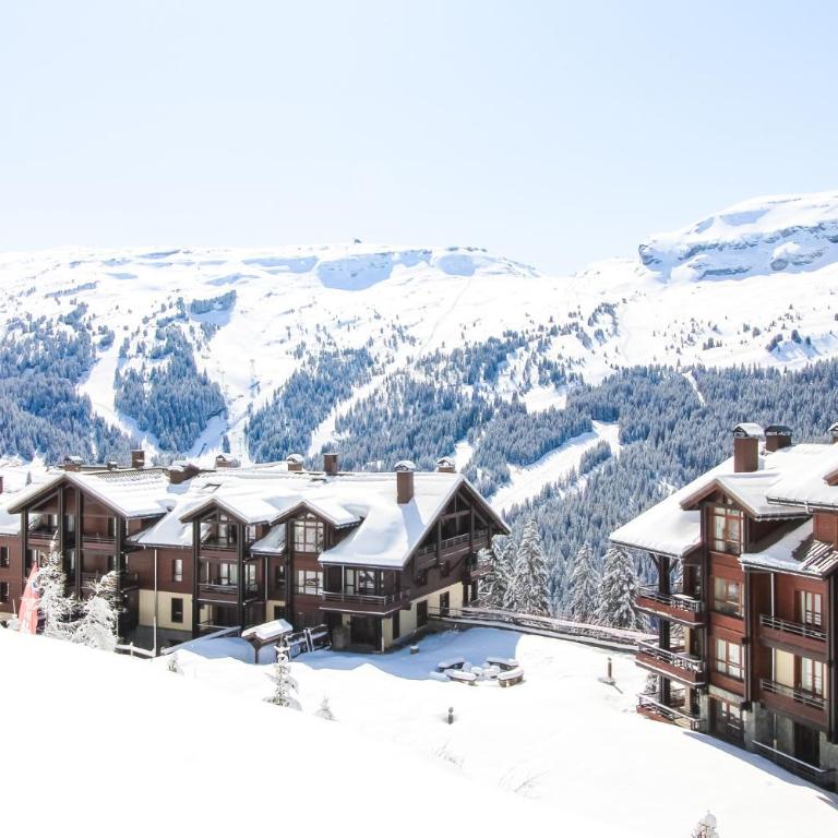 Residence Terrasses Eos, T2 48m2 Sud, Vue Montagne, avec Cheminee, Parking, Piscine - Appartement 1 Chambre avec Balcon et Vue sur les Montagnes - 25