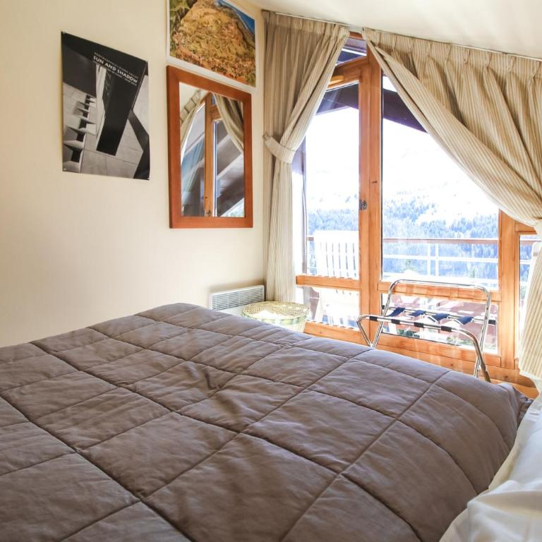 Residence Terrasses Eos, T2 48m2 Sud, Vue Montagne, avec Cheminee, Parking, Piscine - Appartement 1 Chambre avec Balcon et Vue sur les Montagnes - 21
