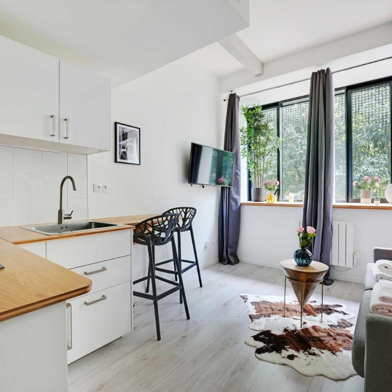 Pleasant idyllic studio - 2P- Tolbiac - Place d'Italie - Appartement - 8