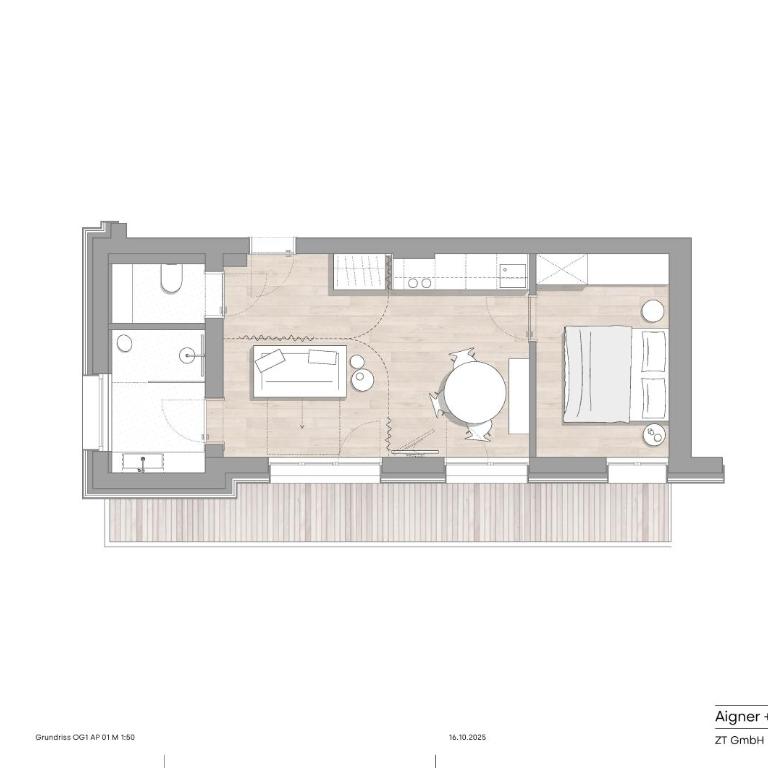 Almrösle Apartments - Apartment mit 1 Schlafzimmer, Balkon und Bergblick - 2