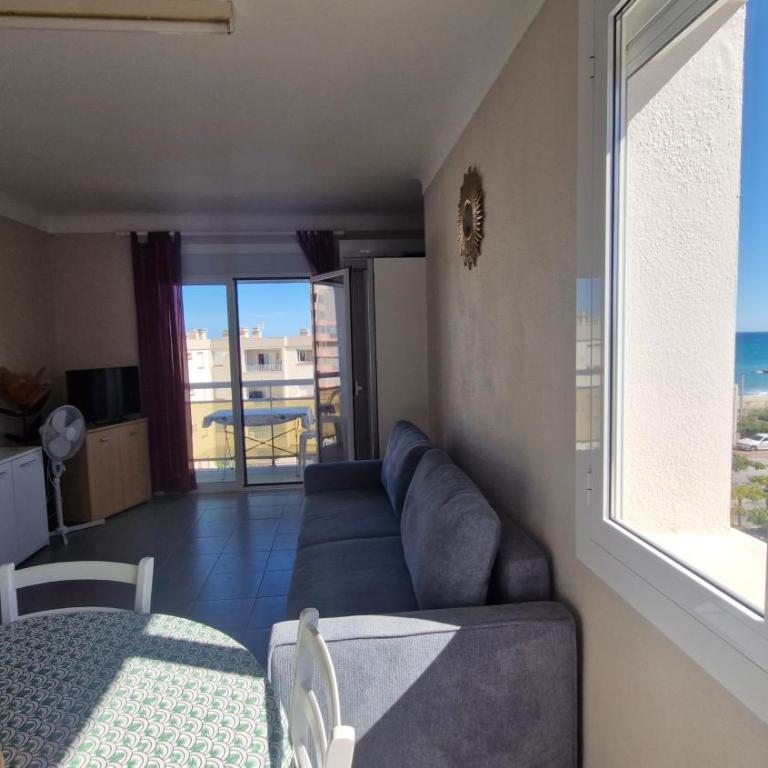 LE MIRAMAR Appartement face à la mer - Balcon - Clim - Appartamento con 1 Camera da Letto - 5