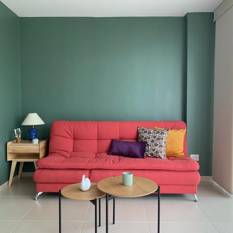 Suites con Vista en Floridablanca - Apartamento Deluxe de 1 dormitorio con vistas al jardín - 3