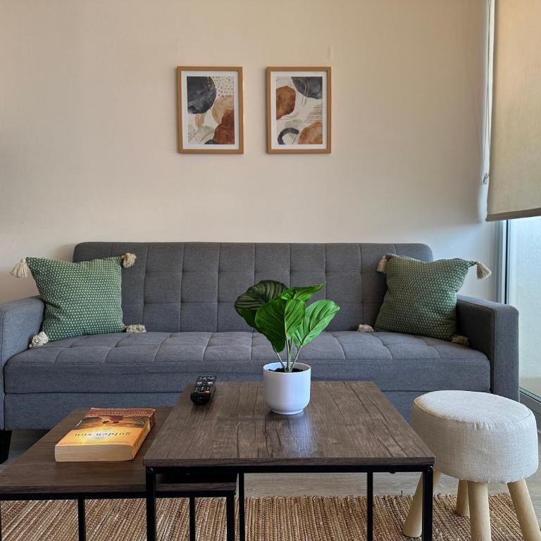 Departamento nuevo a 5 min de la playa 2D 2B - Two-Bedroom Apartment - 1
