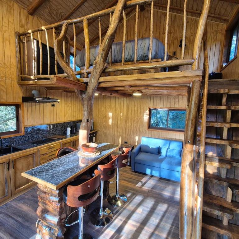 Casa de árbol Quillón - Two-Bedroom Chalet - 4