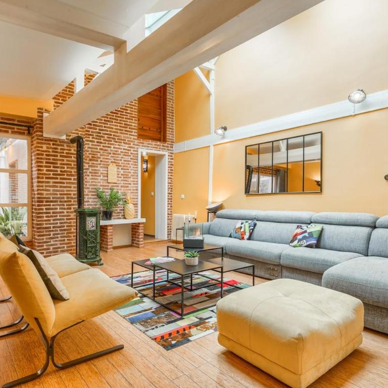 L'Esprit Loft - Logement atypique pour 12 pers - Maison 3 Chambres - 4