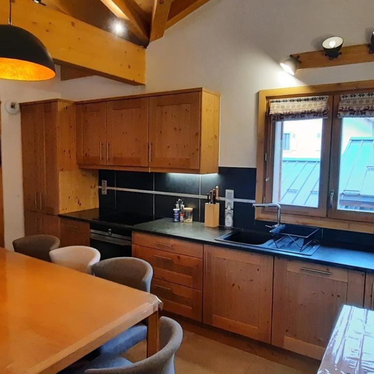 Appartement esprit chalet, proche remontées avec garage - Appartement 2 Chambres avec Vue sur la Montagne - 5
