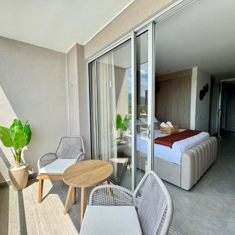 Apartamento cerca al mar santa Marta- santamarina-614 - One-Bedroom Apartment - 3
