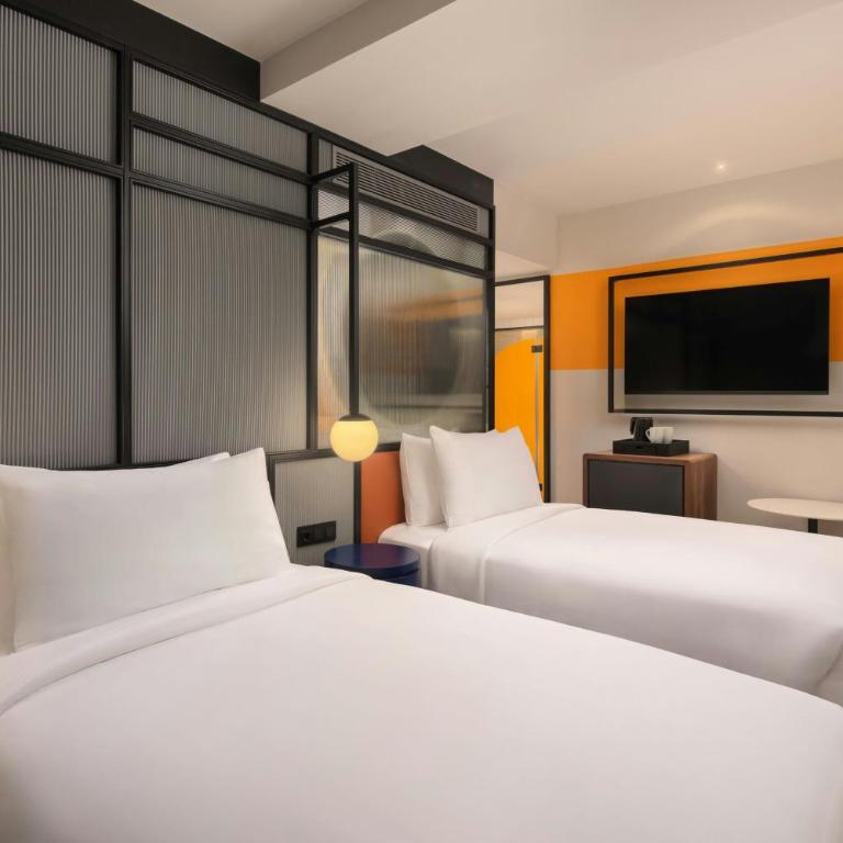 Aloft by Marriott Madrid Gran Via - Habitación Doble Aloft - 2 camas - 1