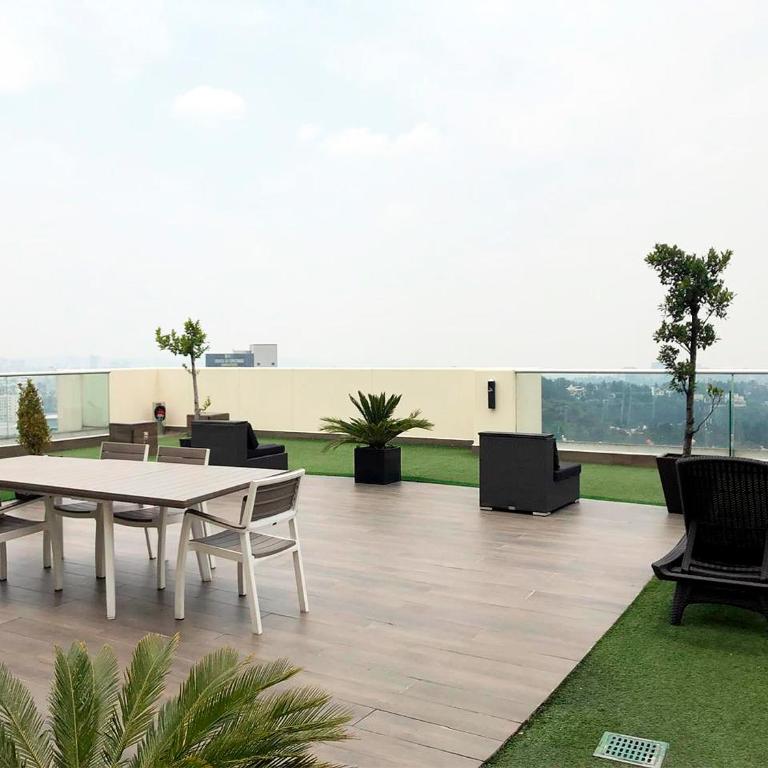 Bellísima Suite, 2 Camas Queen, Gym, en Interlomas - Suite con cama grande y balcón - 29