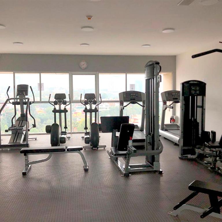 Bellísima Suite, 2 Camas Queen, Gym, en Interlomas - Suite con cama grande y balcón - 30