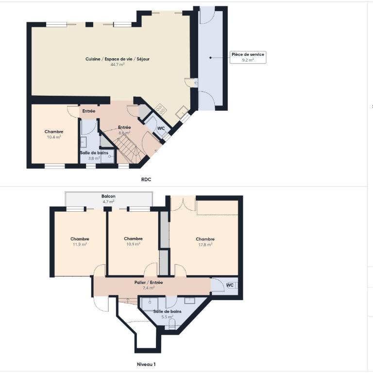 Face à la mer - Maison pour 8 avec jardin - Maison de Vacances - 22