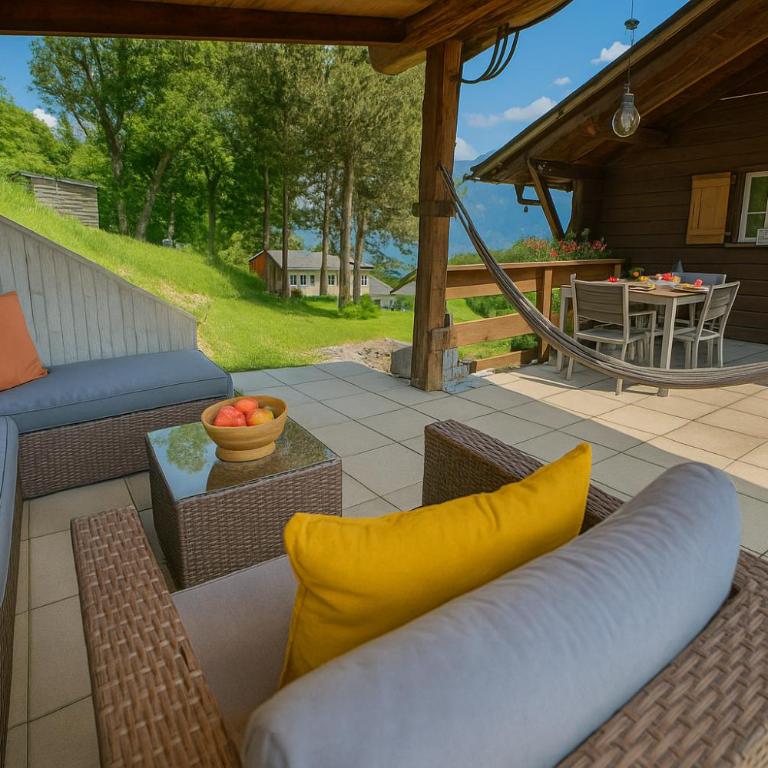 Chalet spa avec terrasses et vue panoramique - Apartment mit 2 Schlafzimmern - 10