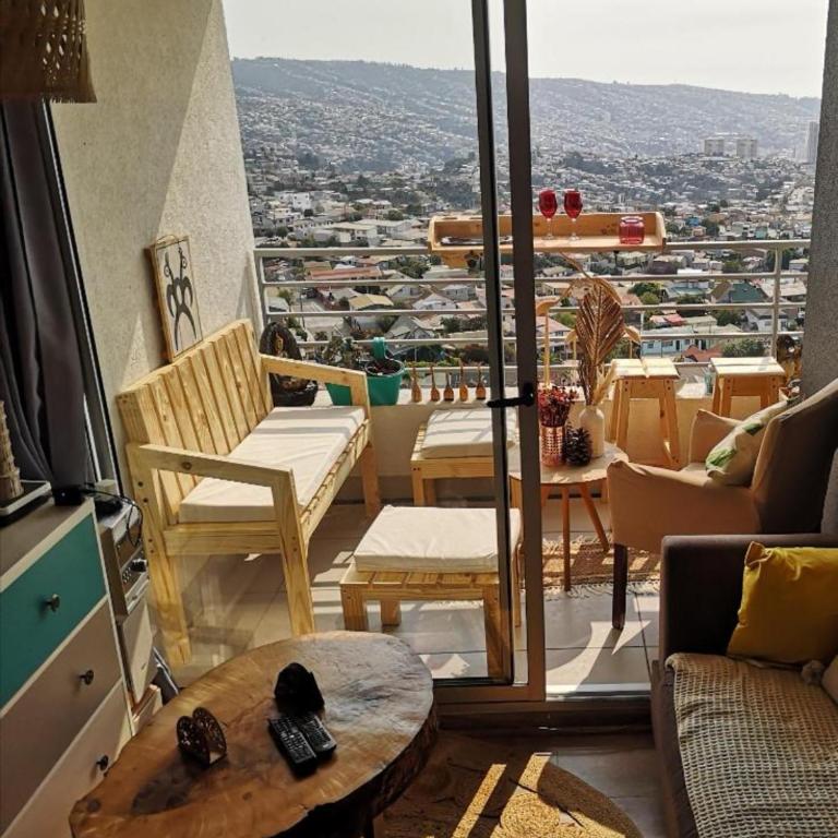 Depto Valparaíso con Vista al Mar y a la Bahía de Valparaíso - Single Room - 6
