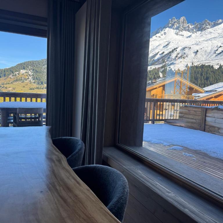 Magnifique 4 pièces de luxe pour 6 personnes - vue exceptionnelle - idéal pour une famille ou des amis - proche des pistes - Méribel Mottaret - Apartment mit 3 Schlafzimmern und Bergblick - 25