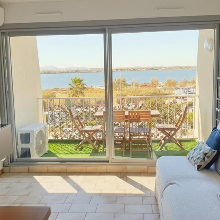 Le Moderna 1 ère ligne Bord de Mer Palavas - Studio - 7