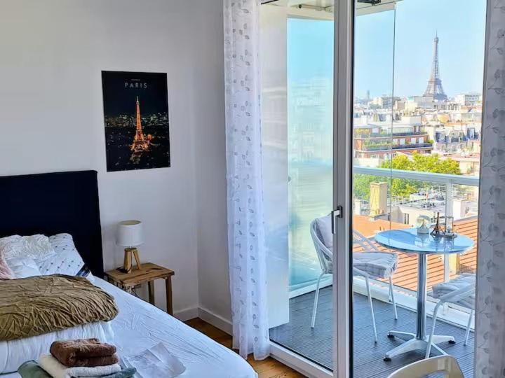 Vue exceptionnelle sur la tour Eiffel - Appartement 1 Chambre - 4