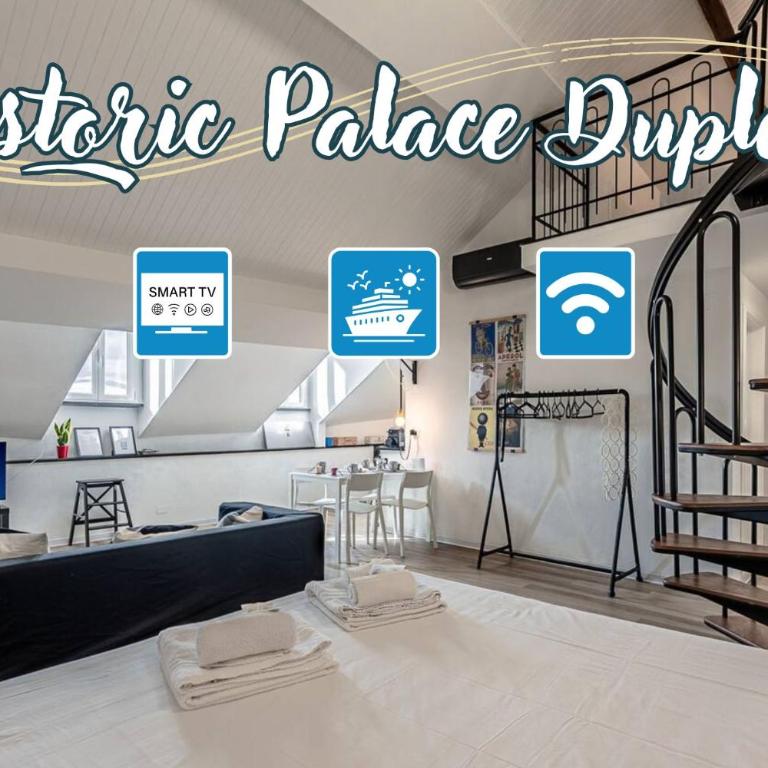 Historic Palace Duplex - Cruises 2min - AC - WiFi - Appartamento con 1 Camera da Letto - 1