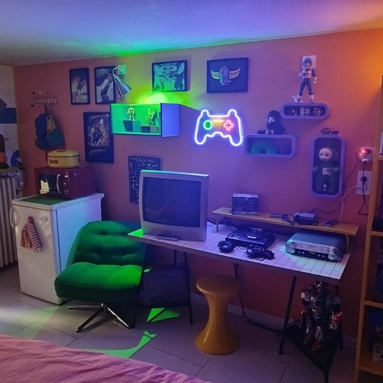 Suite rétro 80s 90s grande baignoire et jardin - Appartement 1 Chambre - 12
