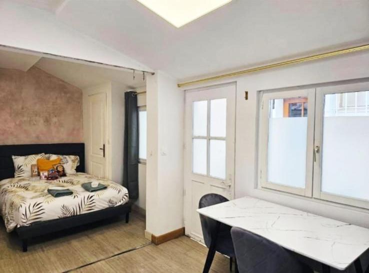 Cosy 50m2 moderne avec terrasse, spa et sauna communs, à 2 pas de la Place Dalton - Appartamento con 1 Camera da Letto - 7