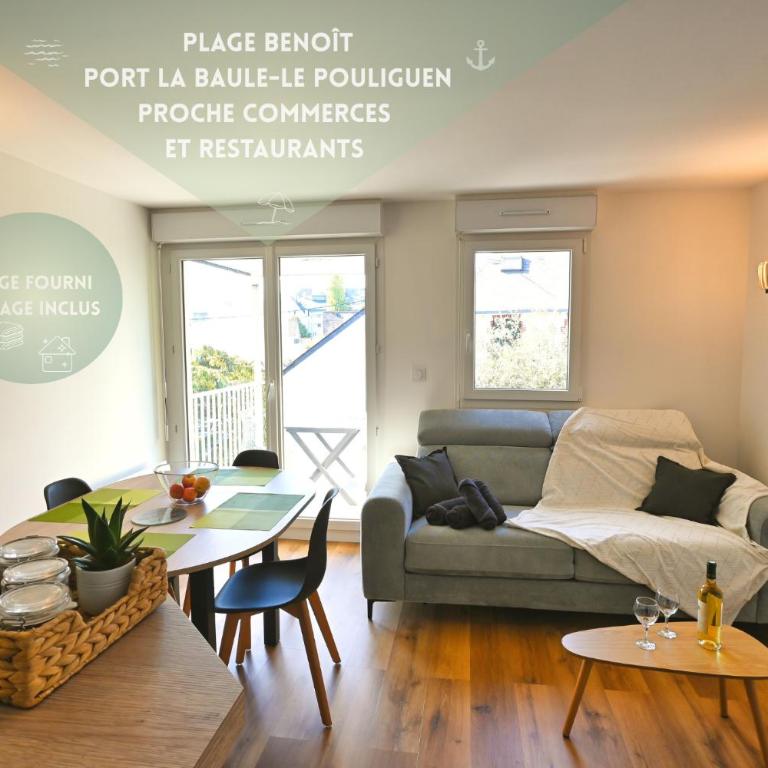 L'Escapade Bauloise - Cozy - Benoît Beach - Port - Appartement - 1
