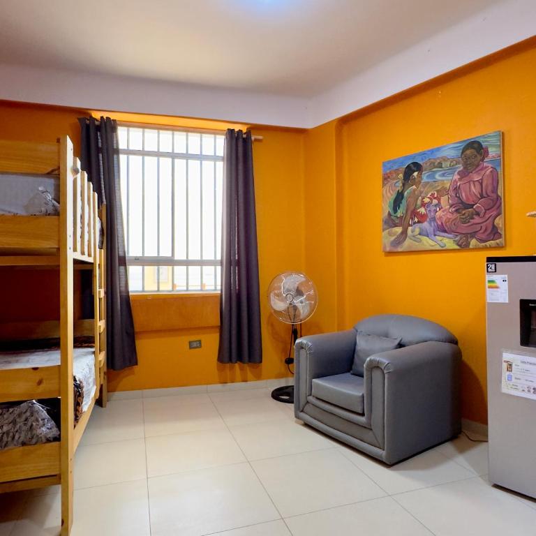 Family Surf Chicama - Habitación Familiar con baño privado - 7