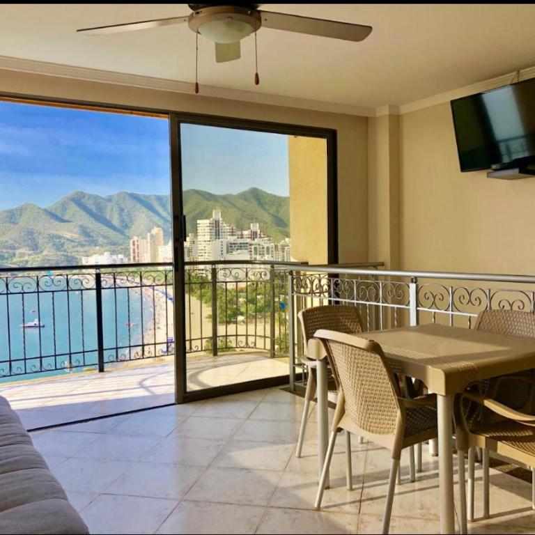 Apartamentos frente la bahía del Rodadero - Apartamento de 1 dormitorio con balcón y vistas al mar - 29