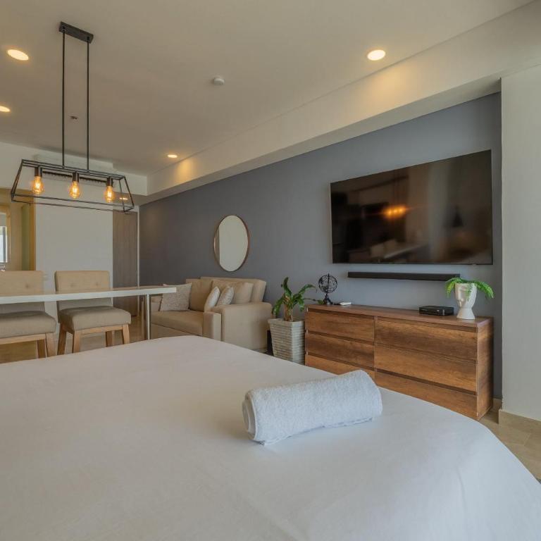 Condominio exclusivo nuevo frente al mar Cartagena Beach - Apartamento de 1 dormitorio con balcón y vistas al mar - 16