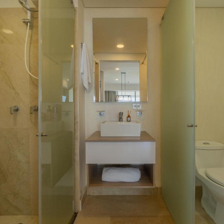 Condominio exclusivo nuevo frente al mar Cartagena Beach - Apartamento de 1 dormitorio con balcón y vistas al mar - 19