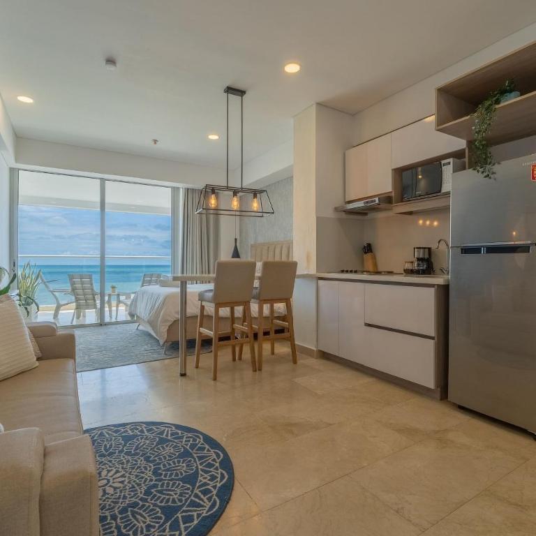 Condominio exclusivo nuevo frente al mar Cartagena Beach - Apartamento de 1 dormitorio con balcón y vistas al mar - 28