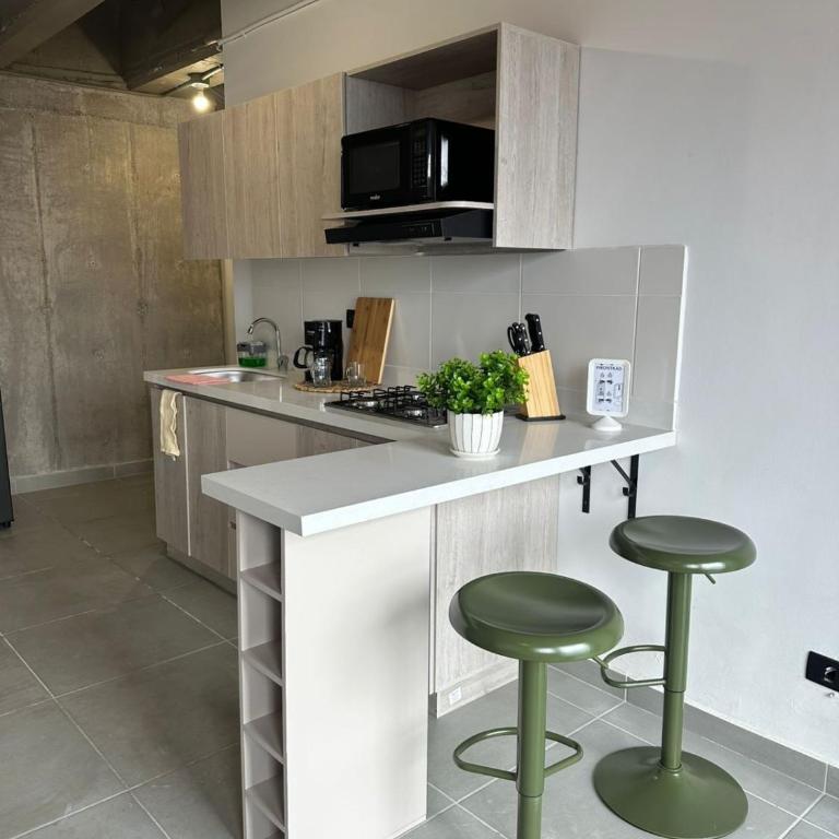 Sabaneta Parque, Wifi,Excelente vista ,Central - One-Bedroom Apartment - 3
