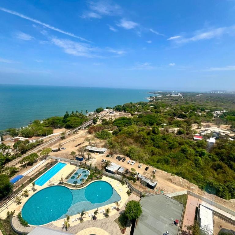 Apartamento de Lujo en Santa Marta con vista al mar -Santamarina- 1802 - One-Bedroom Apartment - 1