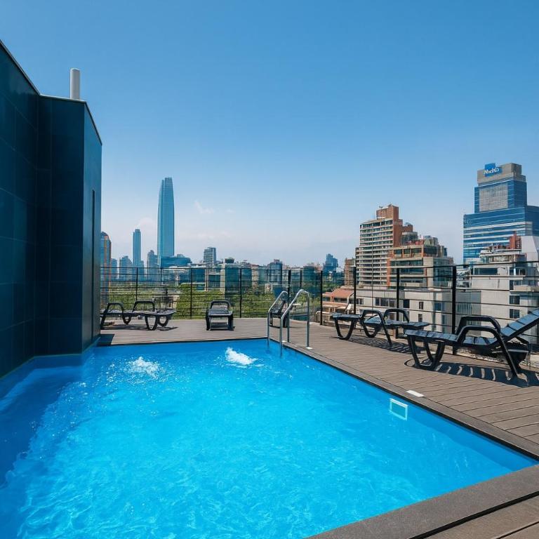 Luxury Loft en el corazón de Providencia - piscina y parking gratis - One-Bedroom Apartment - 15