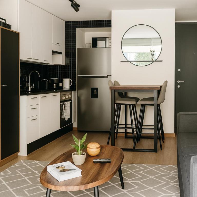 Luxury Loft en el corazón de Providencia - piscina y parking gratis - One-Bedroom Apartment - 17